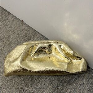Gold Clutch Bag